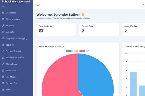 SchoolMate Dashboard